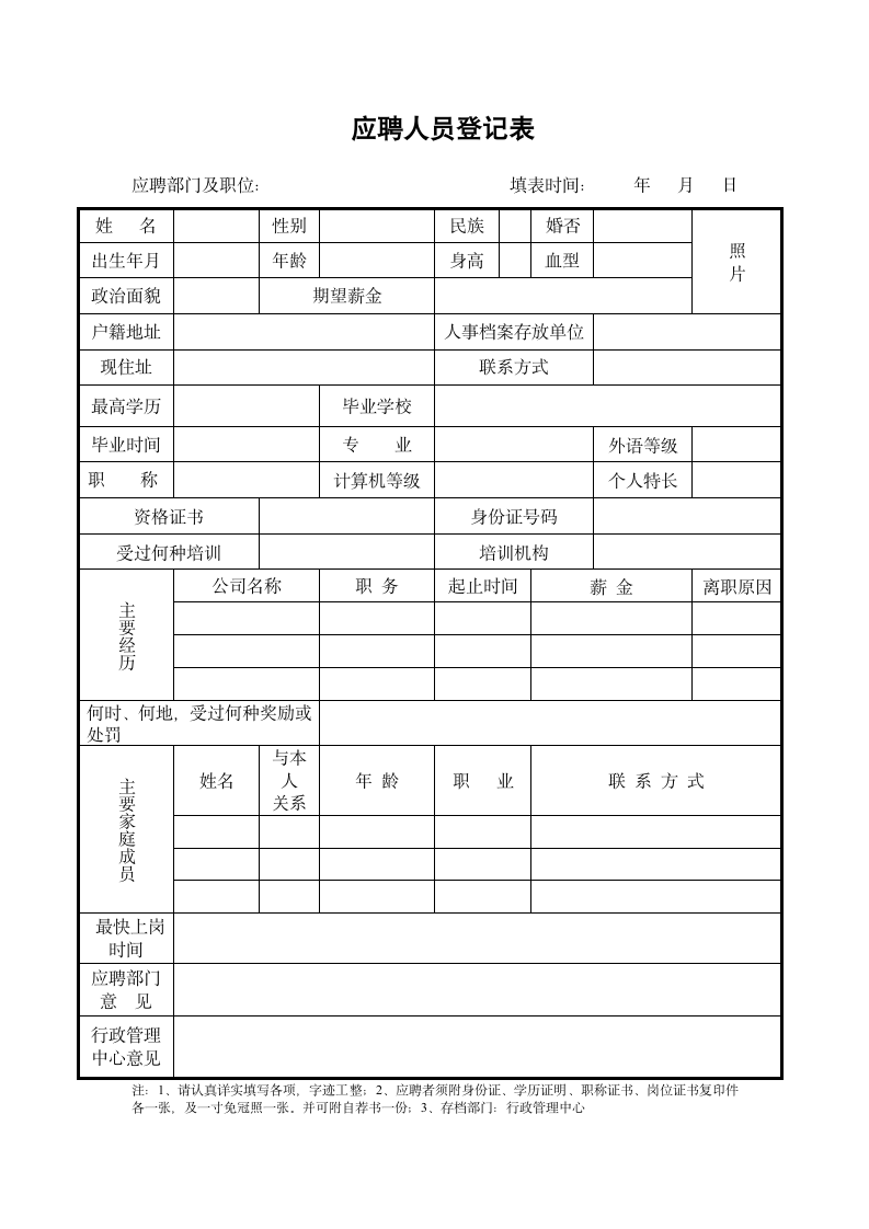 应聘人员登记表.doc第1页