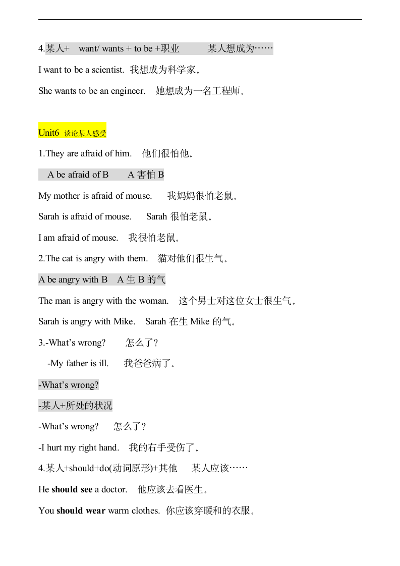 六年级英语上册知识点汇总提纲.doc第6页