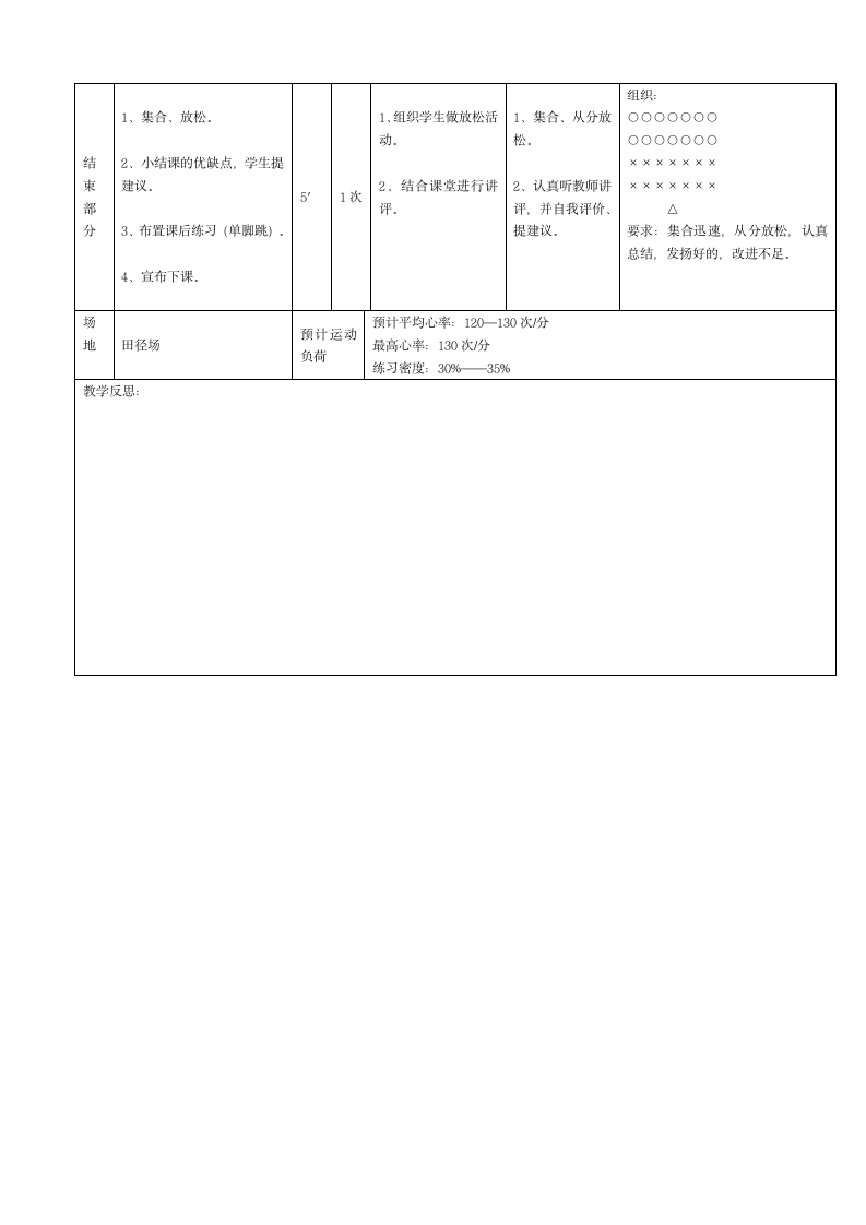 人教版体育与健康四年级 4.1蹲踞式起跑与游戏 教学教案.doc第4页