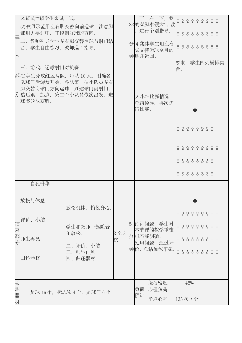 人教版体育一年级上册小足球游戏（教案）（表格式）.doc第2页