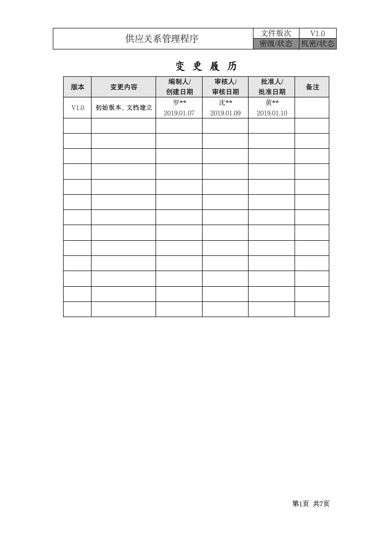 供应关系管理程序-ISO27001体系.doc第2页