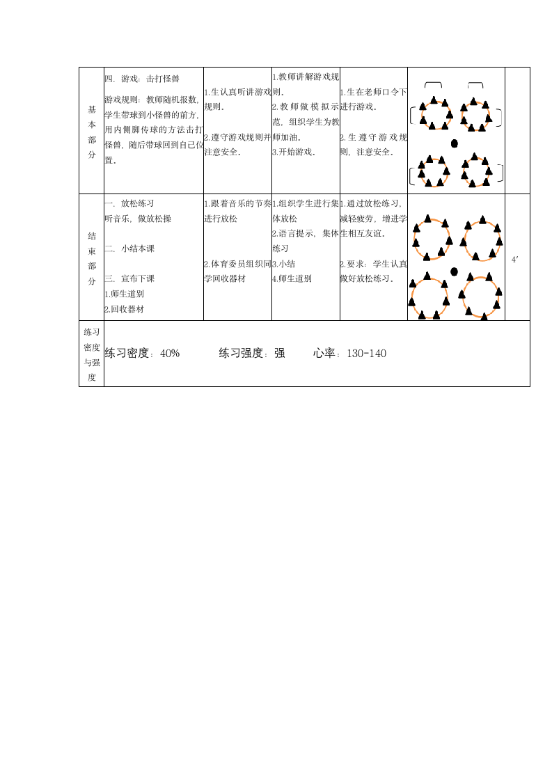 四年级体育教案-小足球——正脚背运球、脚内侧传球通用版.doc第11页