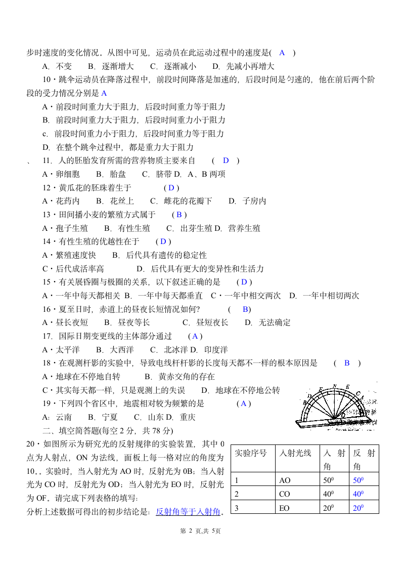 初一科学竞赛试卷[下学期].doc第2页