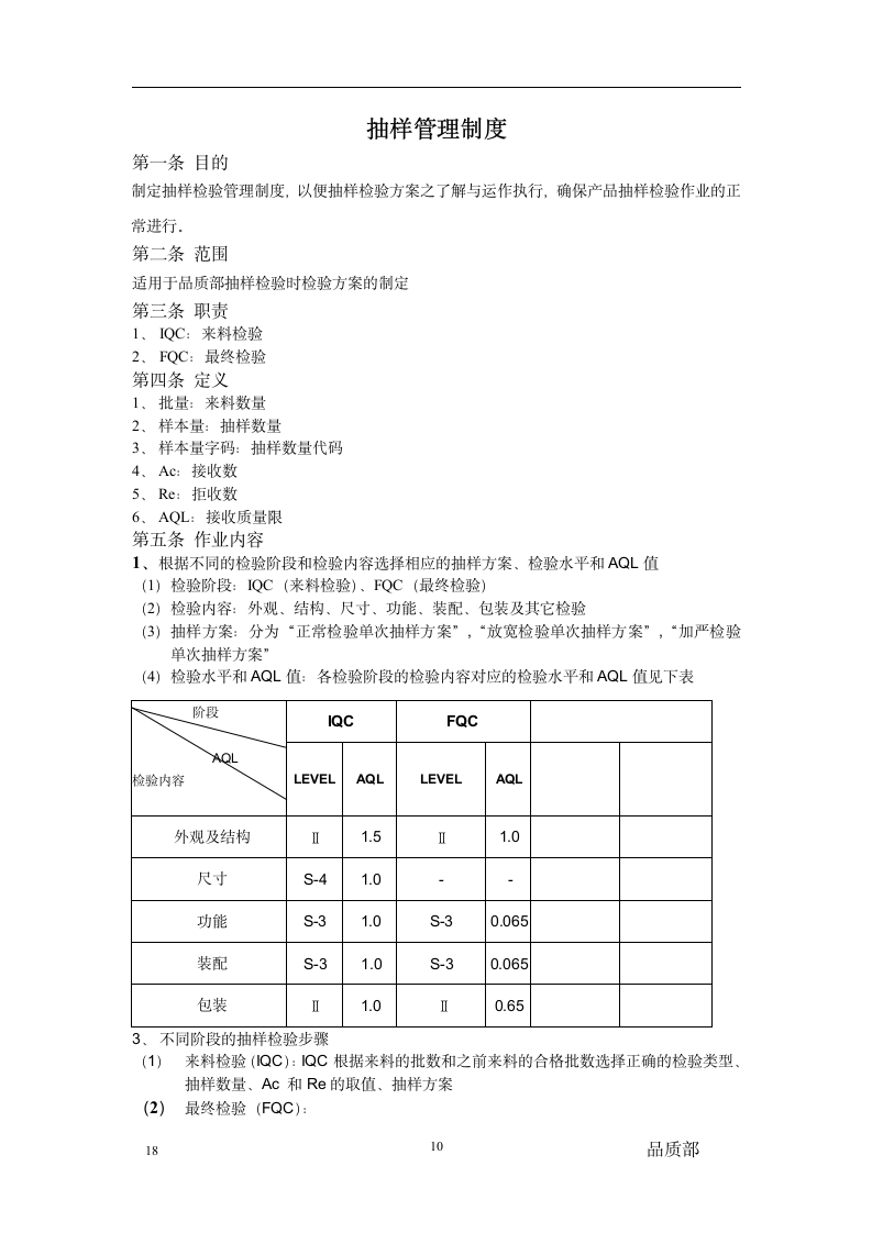 品质部组织管理制度.doc第10页