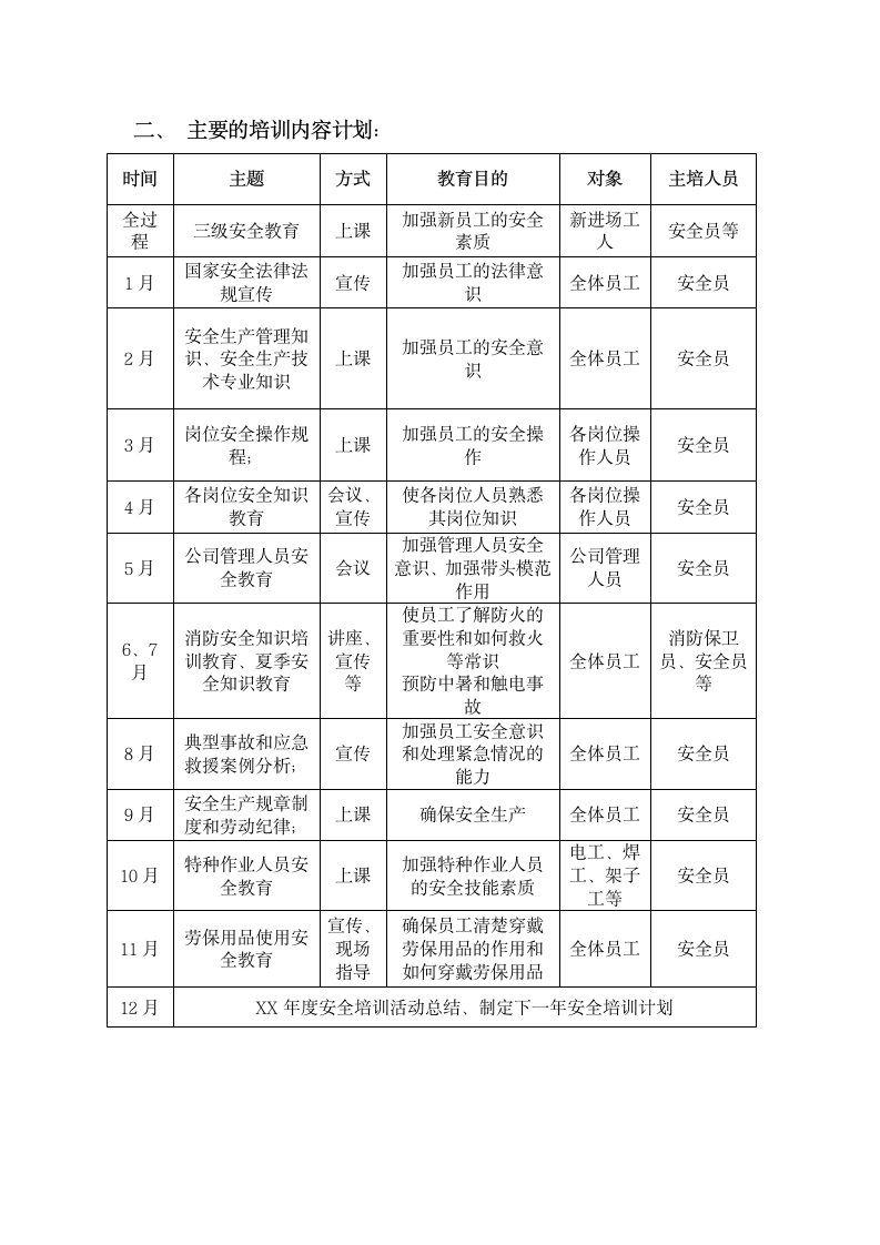 年度安全培训计划.docx第3页