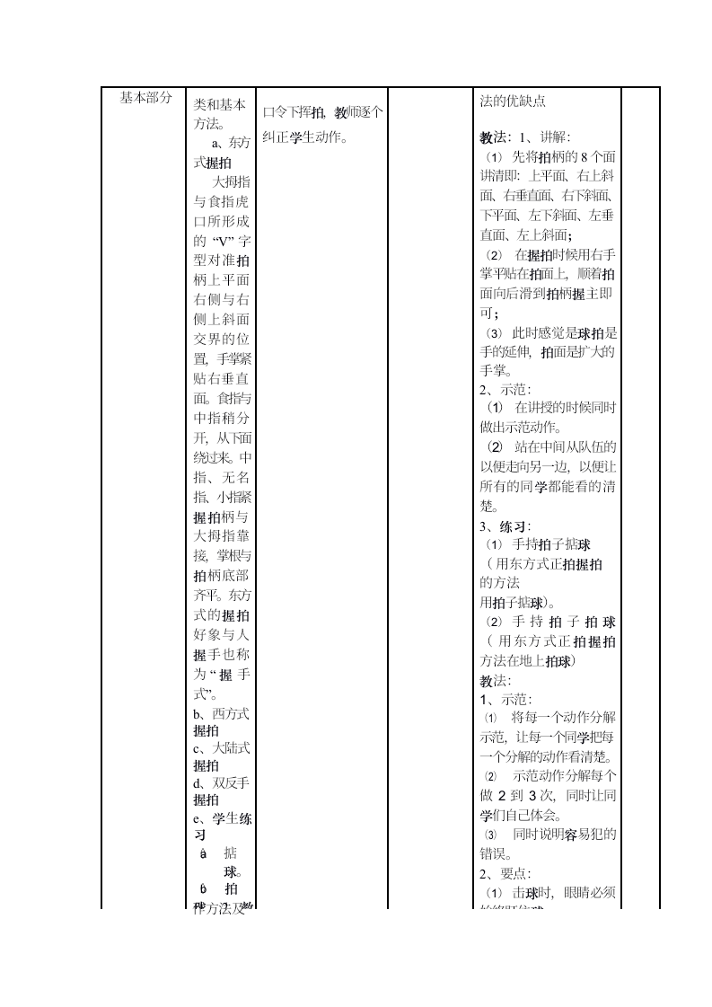 网球（教案） 体育四年级下册.doc第2页