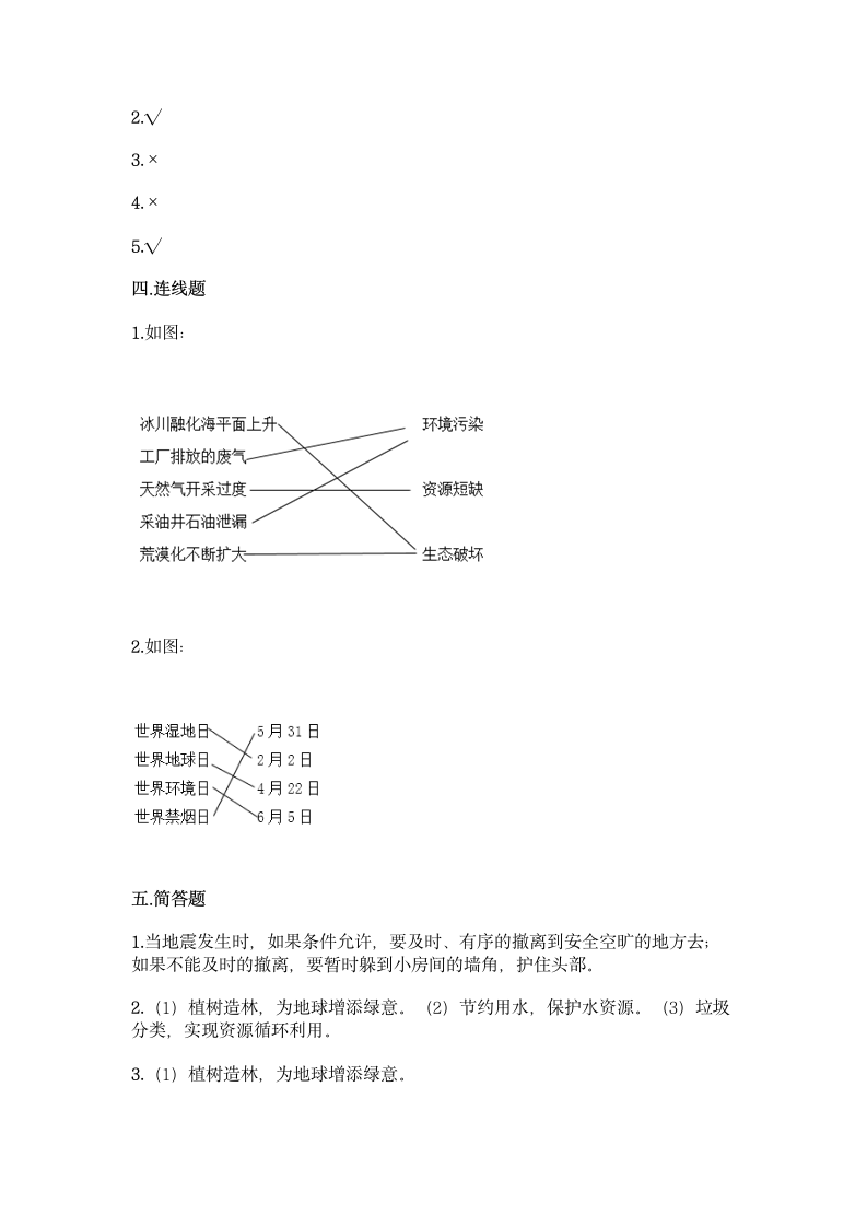 六年级下册道德与法治试题-期中达标测试题（word版含答案）.doc第5页