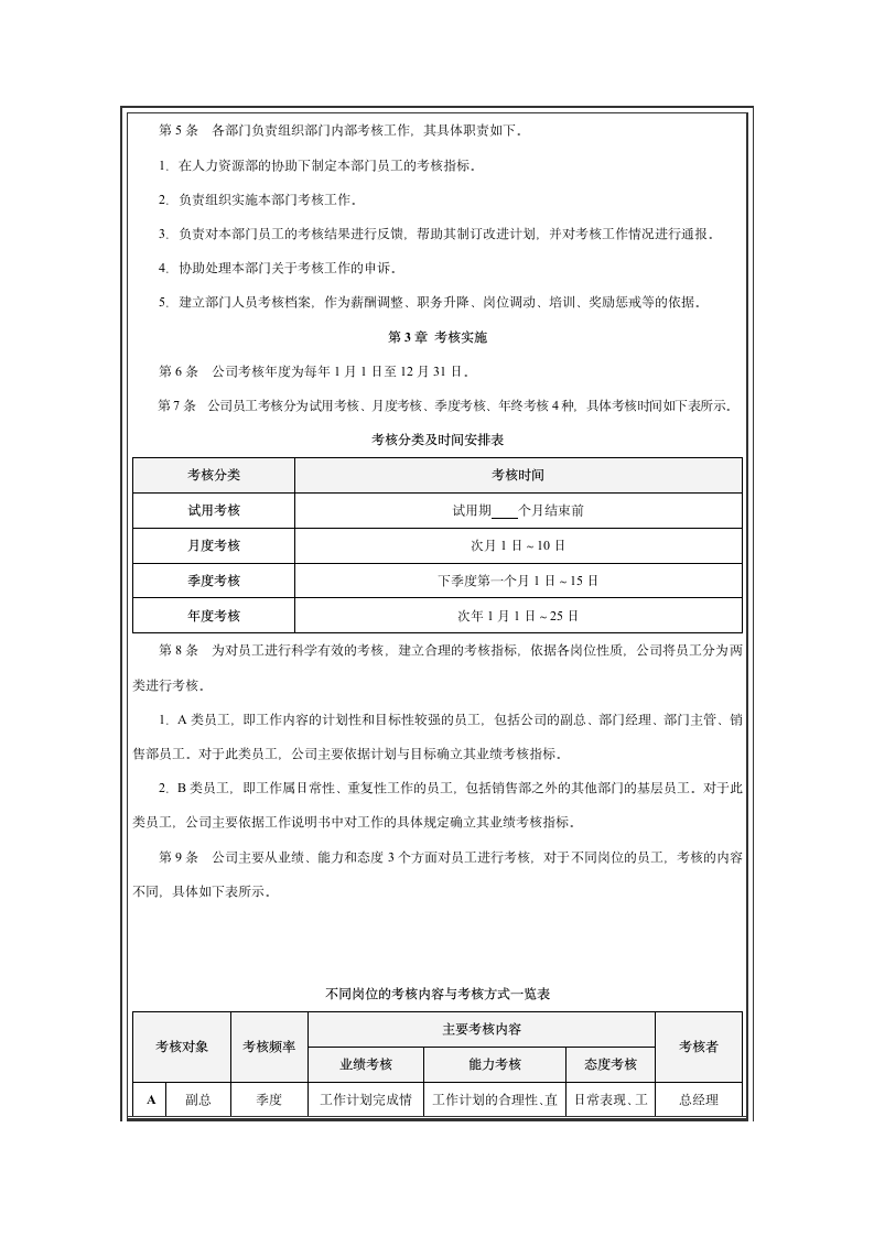 中小企业绩效考核管理制度.doc第2页