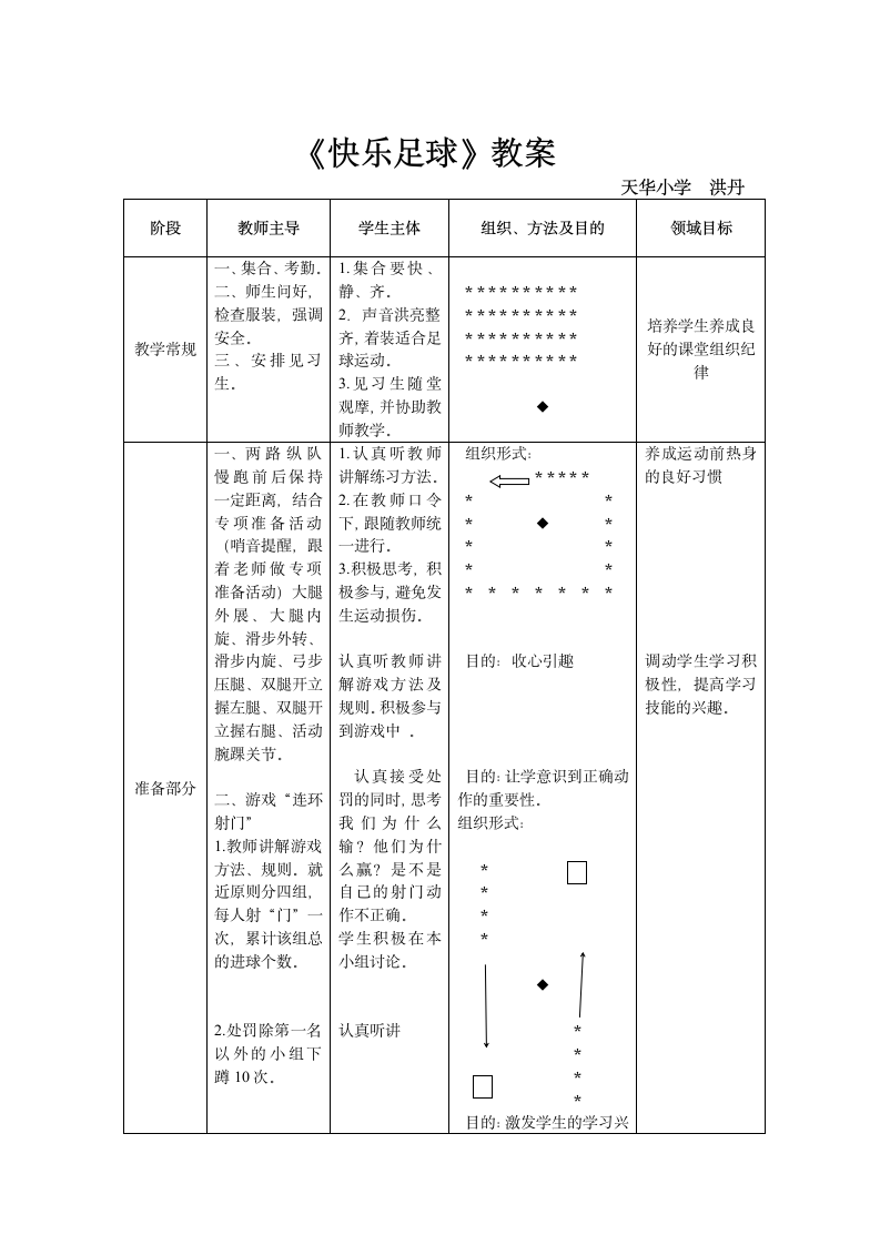 体育与健康五年级-快乐足球教案.doc第2页