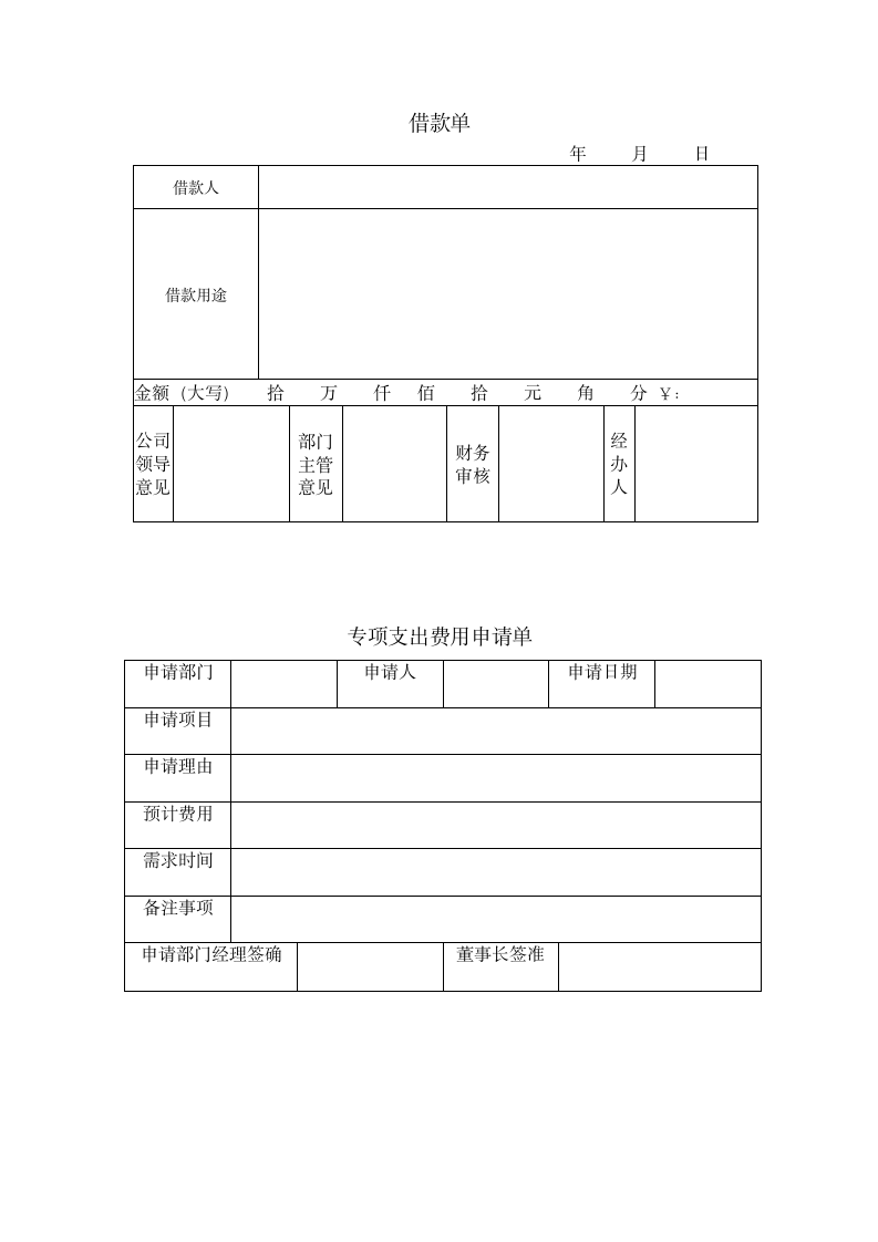 财务报销制度及报销流程（含报销单据）.doc第4页