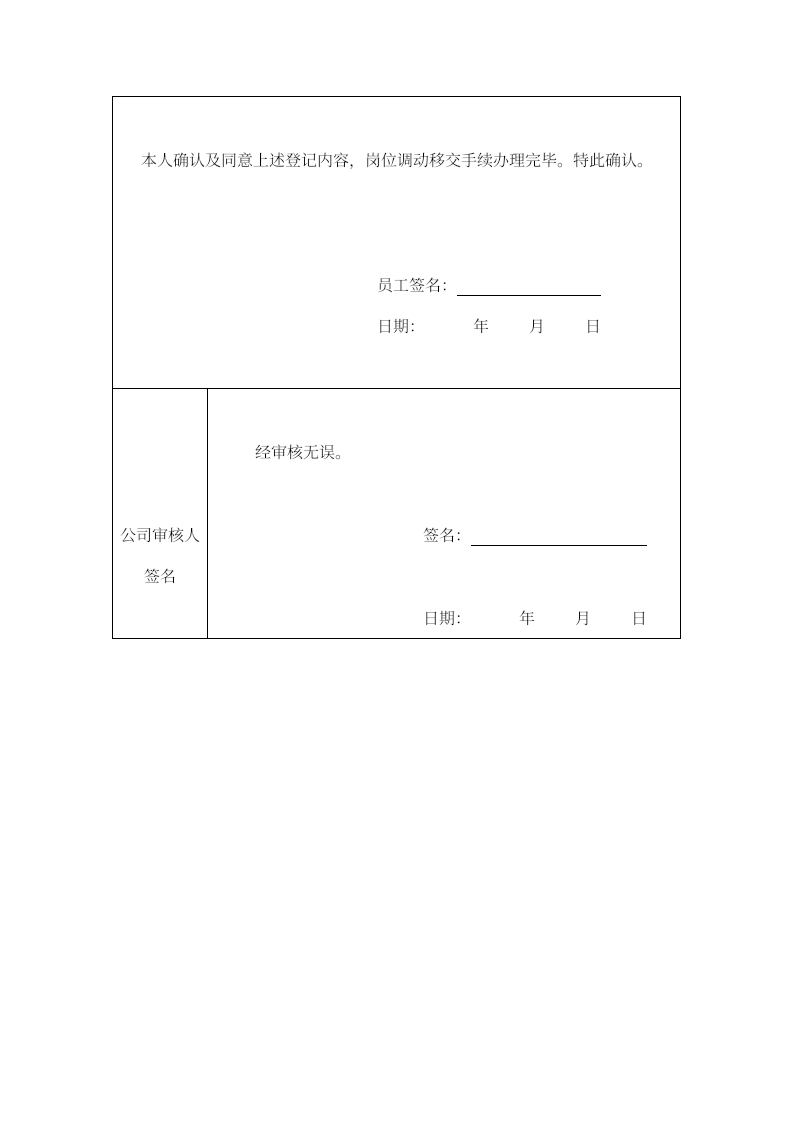 人事异动交接登记表.doc第2页