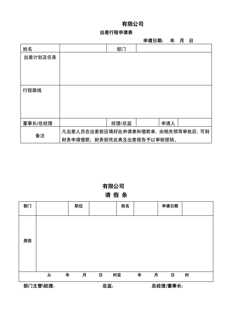 公司应聘登记表等人事常用表格.docx第4页