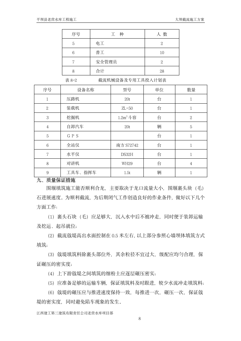 水库大坝截流施工方案14页清楚明了.doc第12页