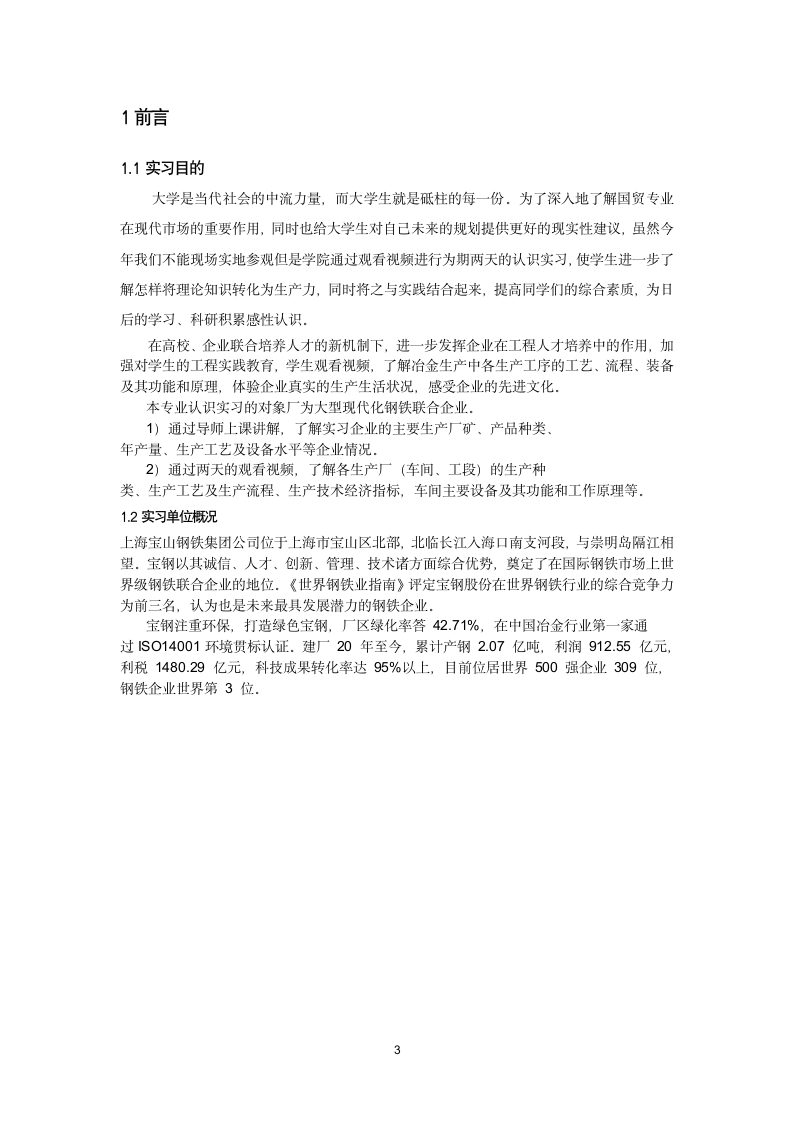 大学生宝钢实习报告.docx第3页