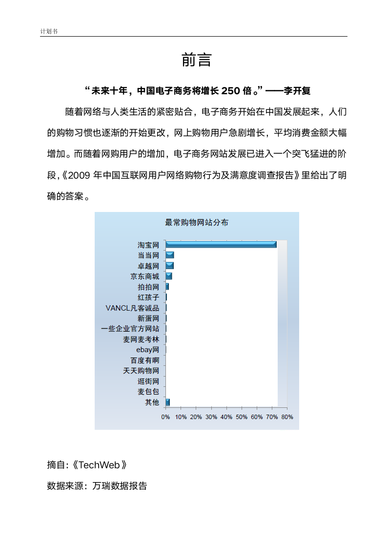 淘宝商城计划书.doc第2页