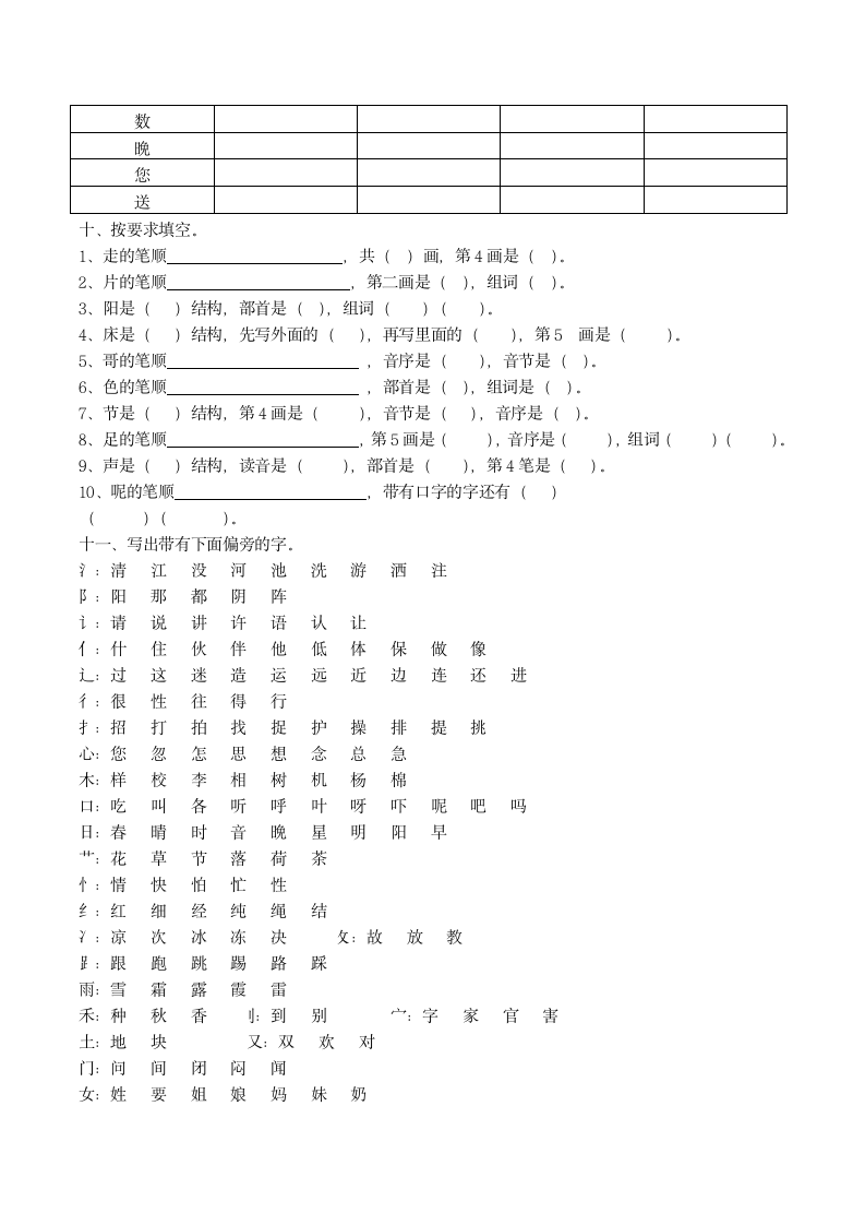 人教版一年级语文下册复习资料.doc第6页