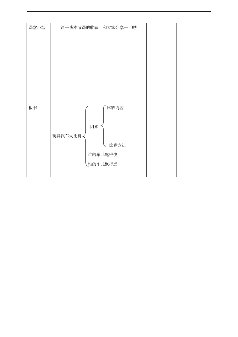 小学科学大象版四年级上册《玩具汽车大比拼》教材教案.docx第3页