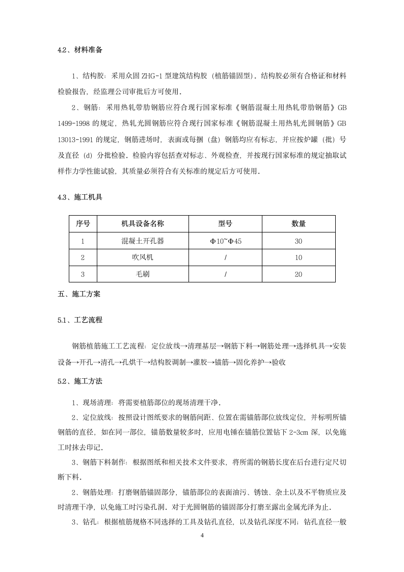 北京某大型会议中心植筋施工方案.doc第4页