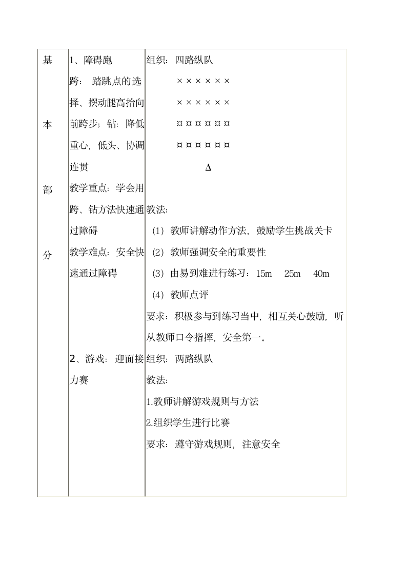 障碍跑（教案） 体育二年级下册.doc第4页