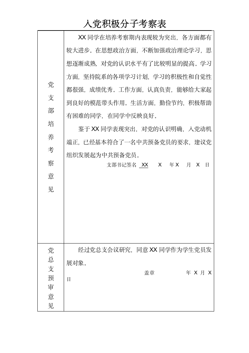 入党积极分子考察表.doc第7页