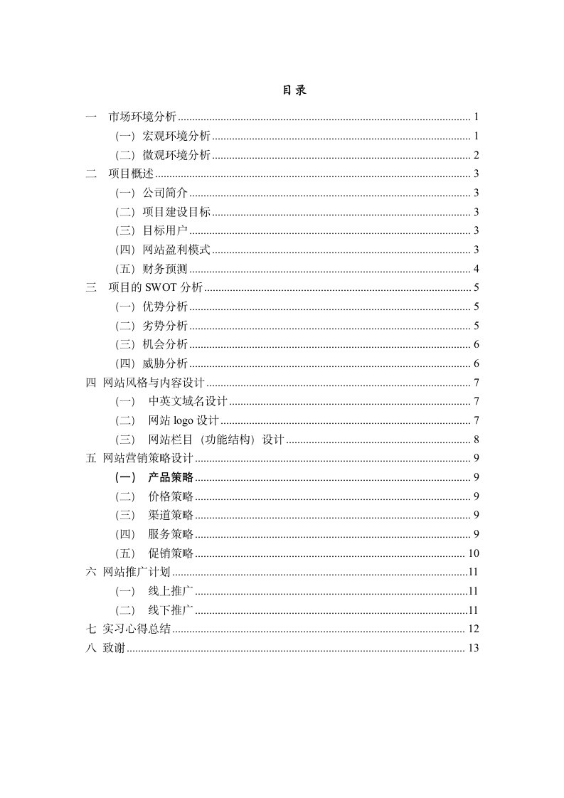 公司电子商务项目商业计划书.doc第3页