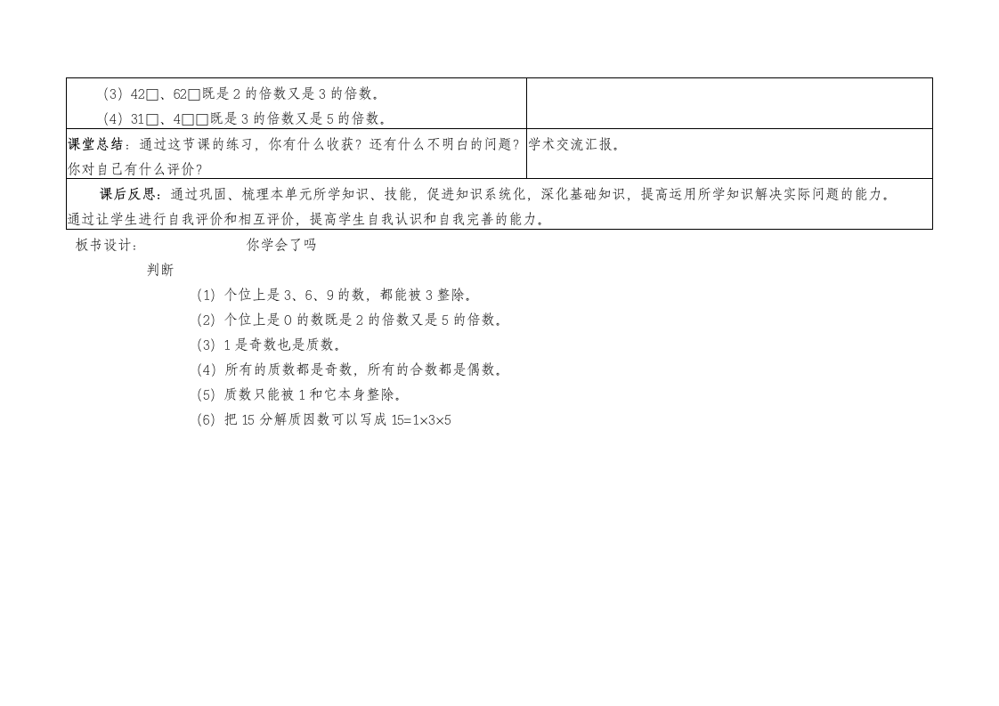 青岛版五年级数学上册第六单元备课.doc第17页