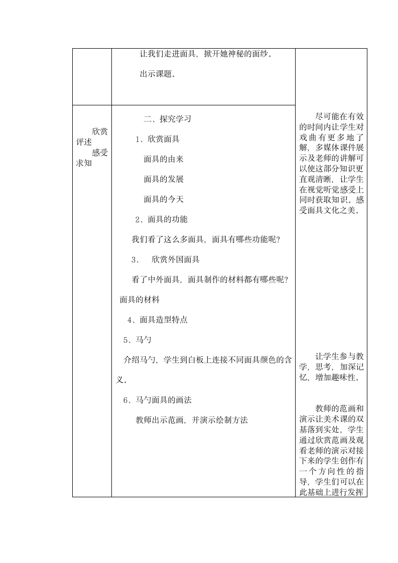 美术  辽海版  六年级上 19 面具  教案.doc第2页