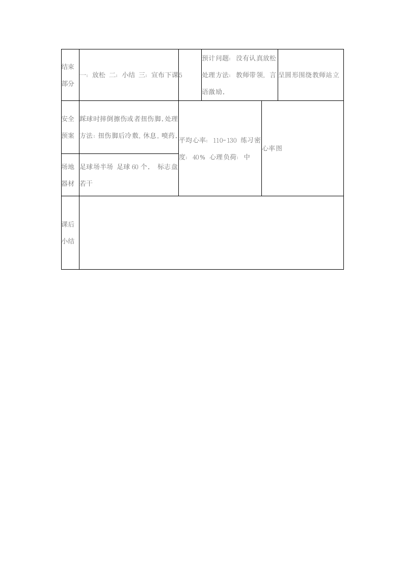 六年级上册体育教案-第15次课 足球游戏：前脚掌踩球 人教版.doc第3页