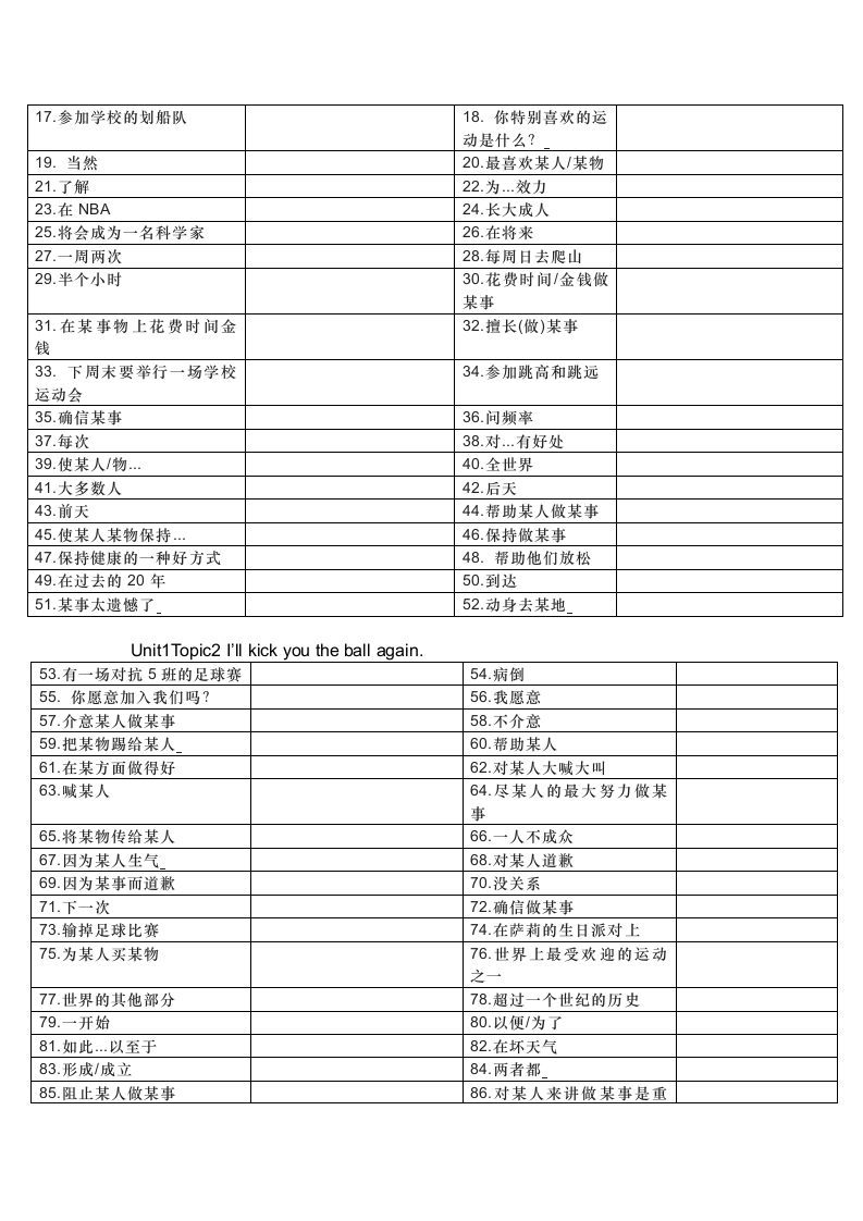 2023-2024学年仁爱版八年级英语上册重点短语及句子+背默版（含答案）.doc第9页