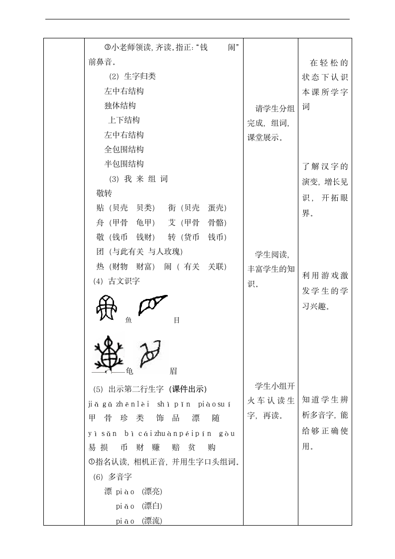 小学语文人教部编版二年级下册《语文识字3贝的故事》教材教案.docx第2页