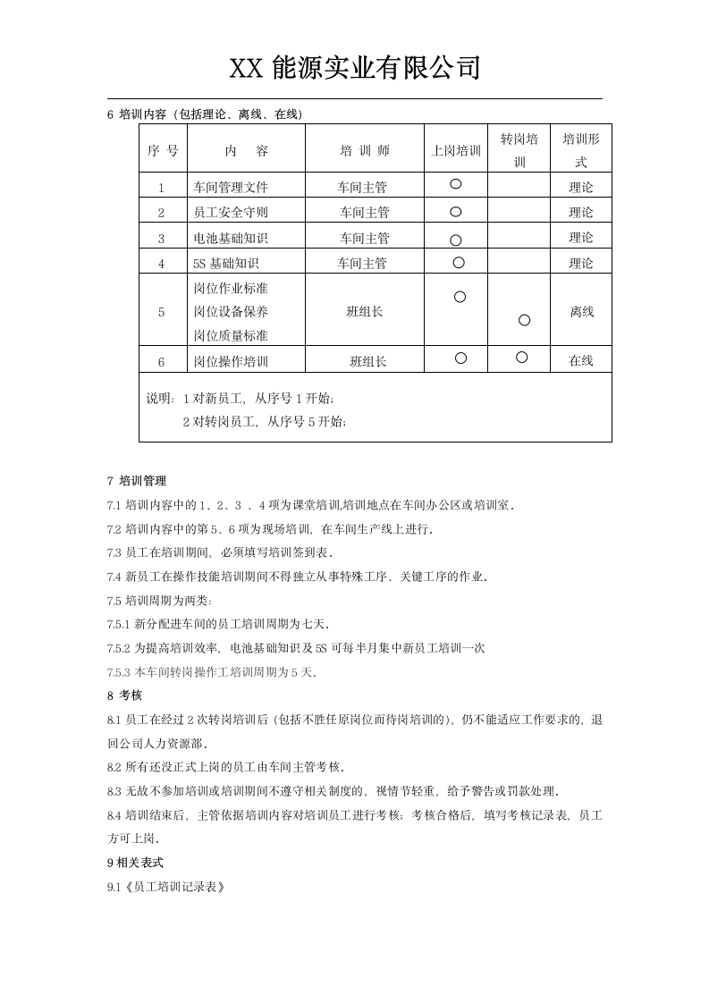 车间员工培训管理制度.docx第2页