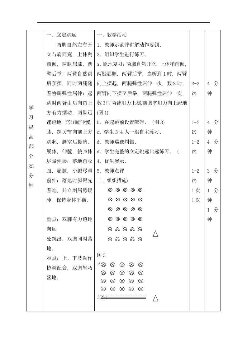 二年级体育教案-立定跳远  教案  全国通用.doc第3页