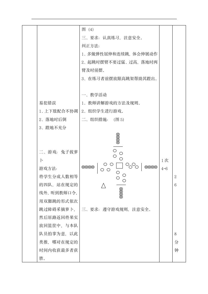 二年级体育教案-立定跳远  教案  全国通用.doc第4页