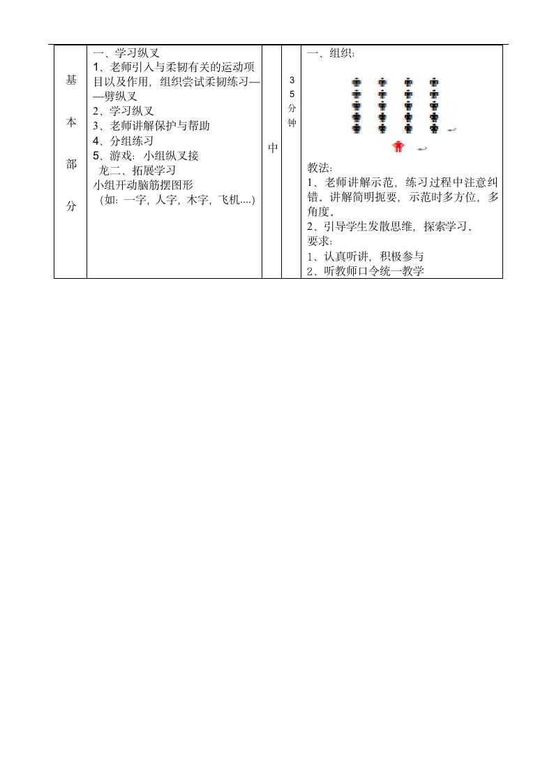 水平一 《柔韧与游戏》（教案） 体育与健康一年级下册（表格式）.doc第2页