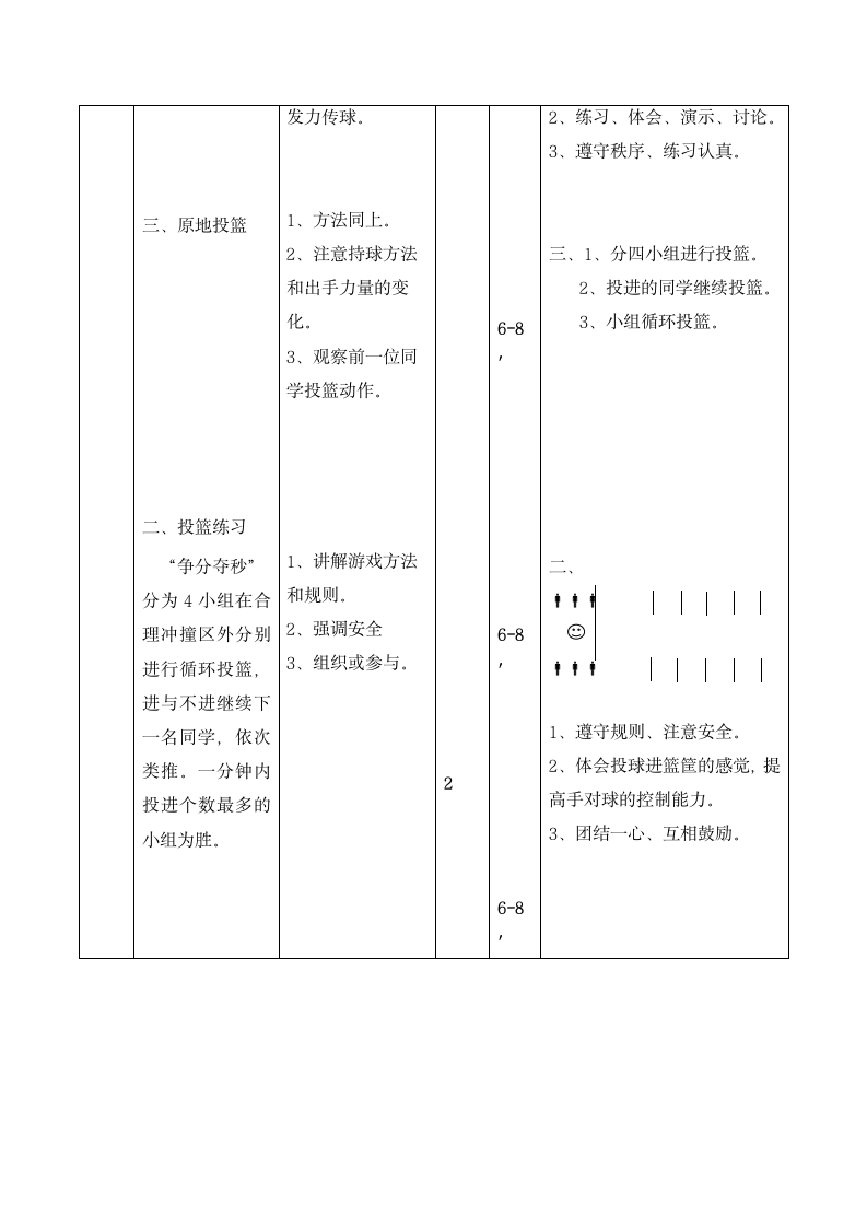 六年级上册体育《发展篮球活动能力的练习与游戏》教案    全国通用.doc第4页