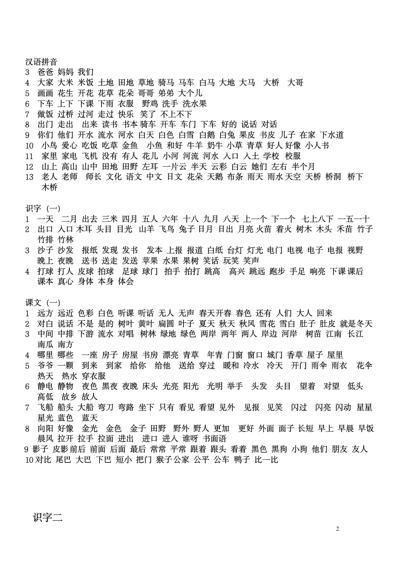 一年级上学期语文扩词.docx第2页