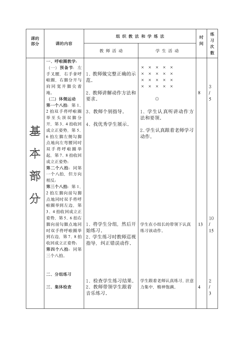 二年级体育呼啦圈操 教案 全国通用.doc第2页