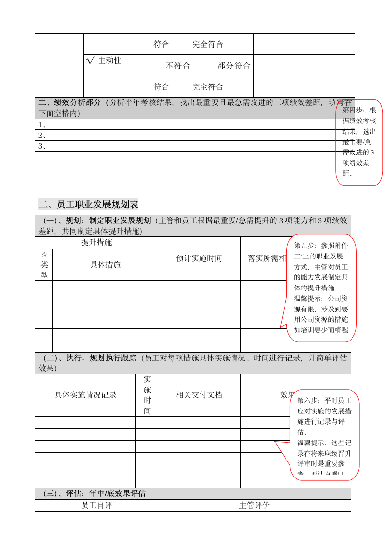 XX员工职业发展规划书填写指南.doc第9页