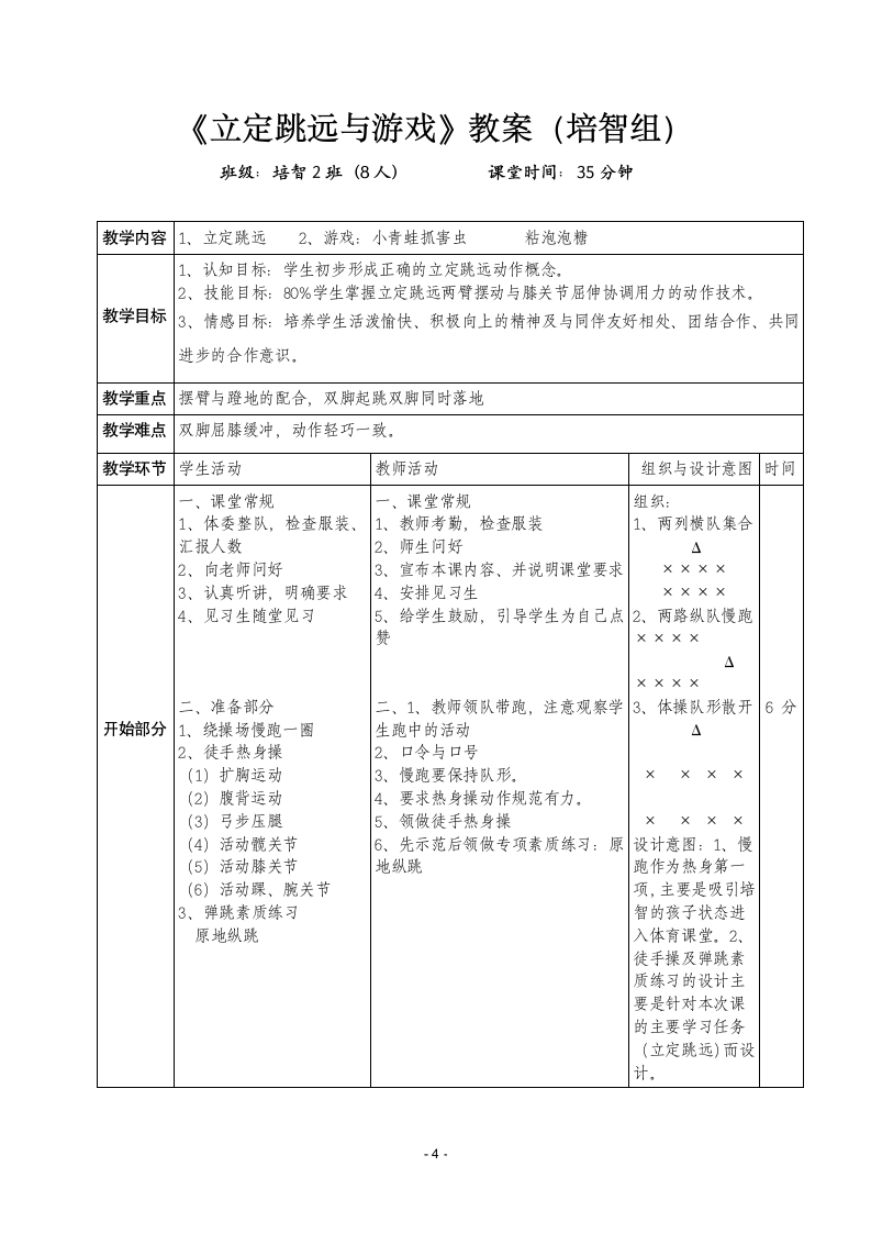 二年级体育立定跳远与游戏   人教版.doc第4页