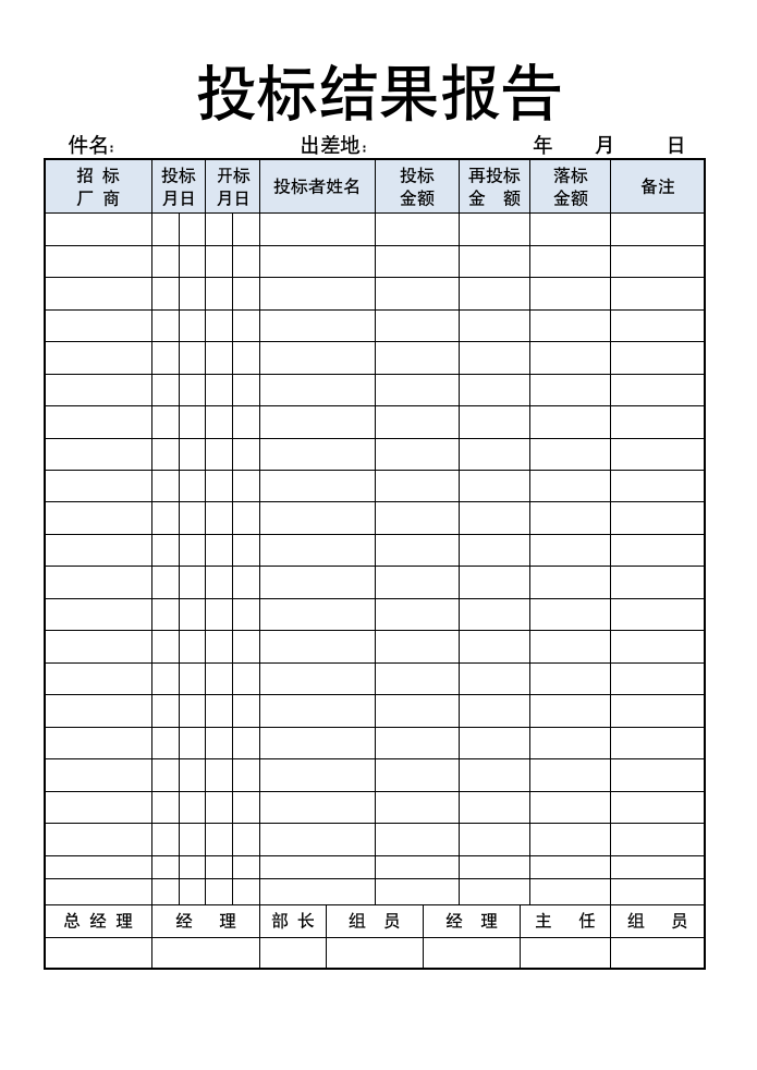 投标结果报告.doc第1页