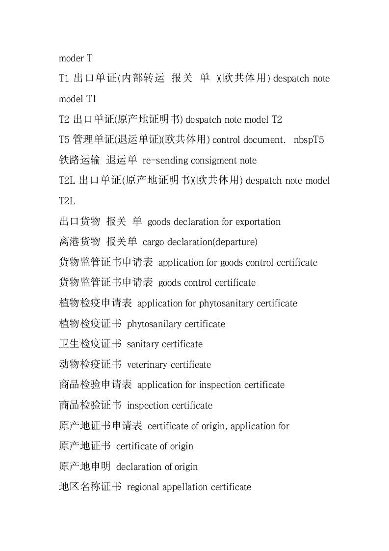 外贸单证常用英语词汇200句.docx第12页