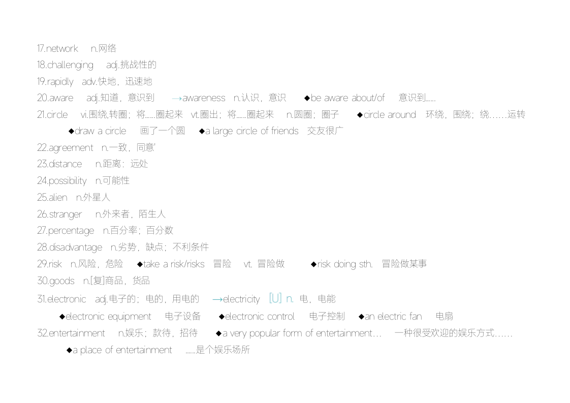 Unit 4 Life on Mars重要单词词形变换及短语总结 2023-2024学年牛津译林版九年级英语下册.doc第2页