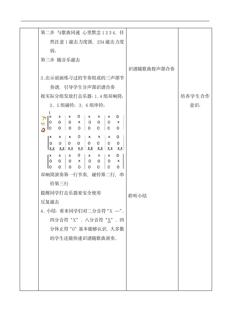 人音版 （五线谱） 二年级下册音乐 3 《小蜜蜂》教案.doc第4页