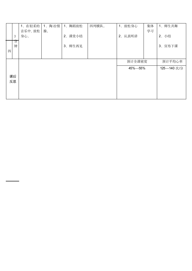 发展奔跑能力的练习——折返跑与跑垒游戏（教案）体育五年级下册（表格式）.doc第4页