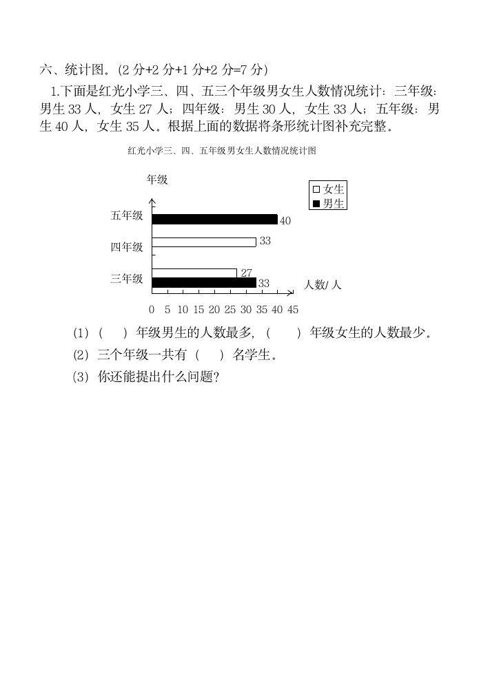 四年级数学上期末测试卷人教版.doc第4页