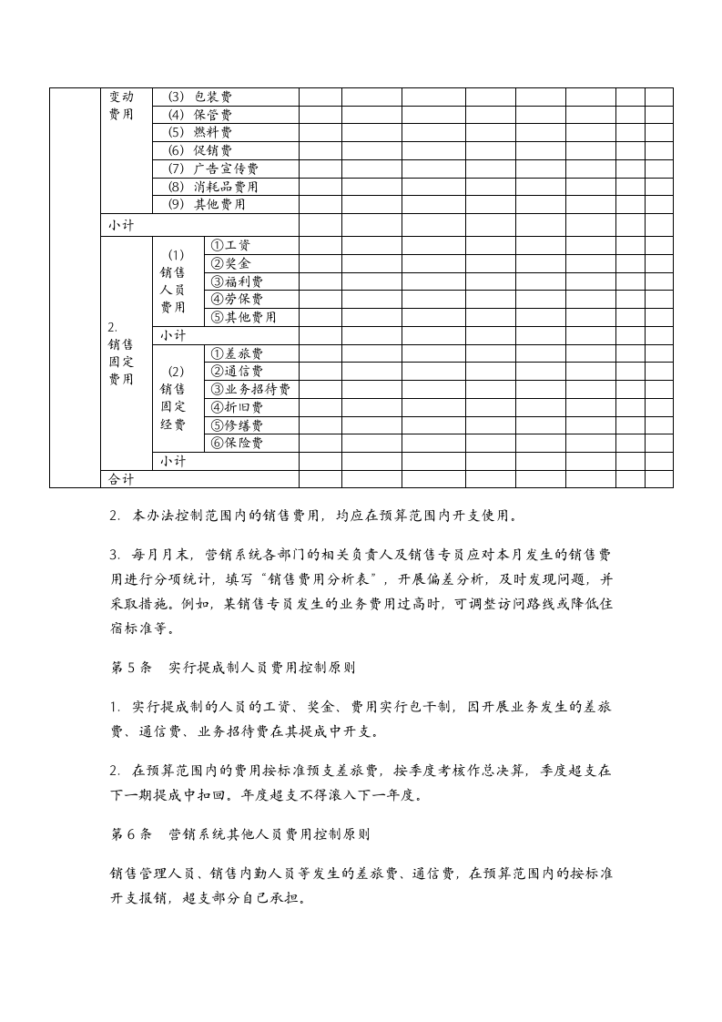 成本管理-销售费用管理控制办法.docx第3页