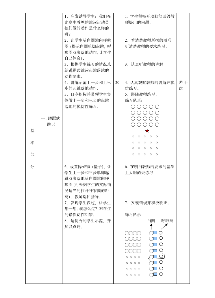 《蹲踞式跳远与游戏》教学设计-人教版体育与健康（水平四）七年级全一册.doc第3页