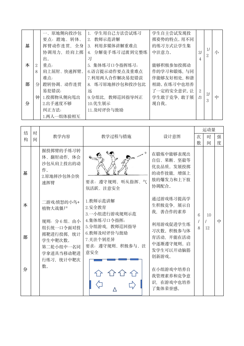 第三节投掷与游戏教学设计（表格式）.doc第4页