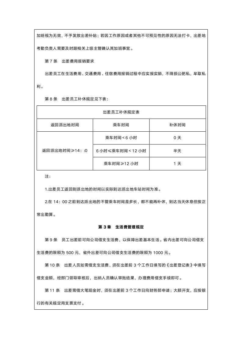 员工出差管理制度.doc第2页