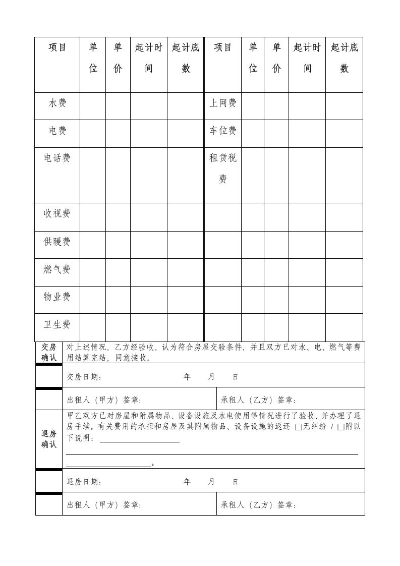 房屋租赁合同示范文本自行成交版.doc第8页